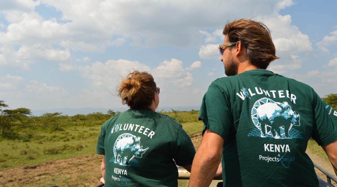 Conservation volunteers in Kenya Conservation volunteers in Kenya